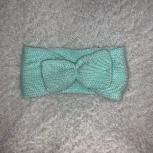 Rue 21 Mint Blue Yarn Head Band w/Bow